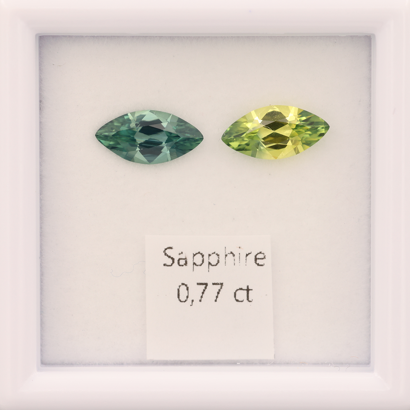 Sapphire Pair 0.77 ct