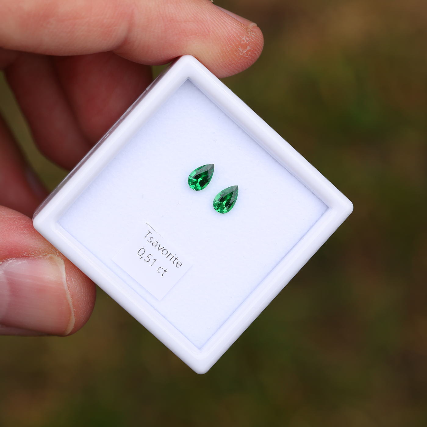 Tsavorite Pair 0.51 ct