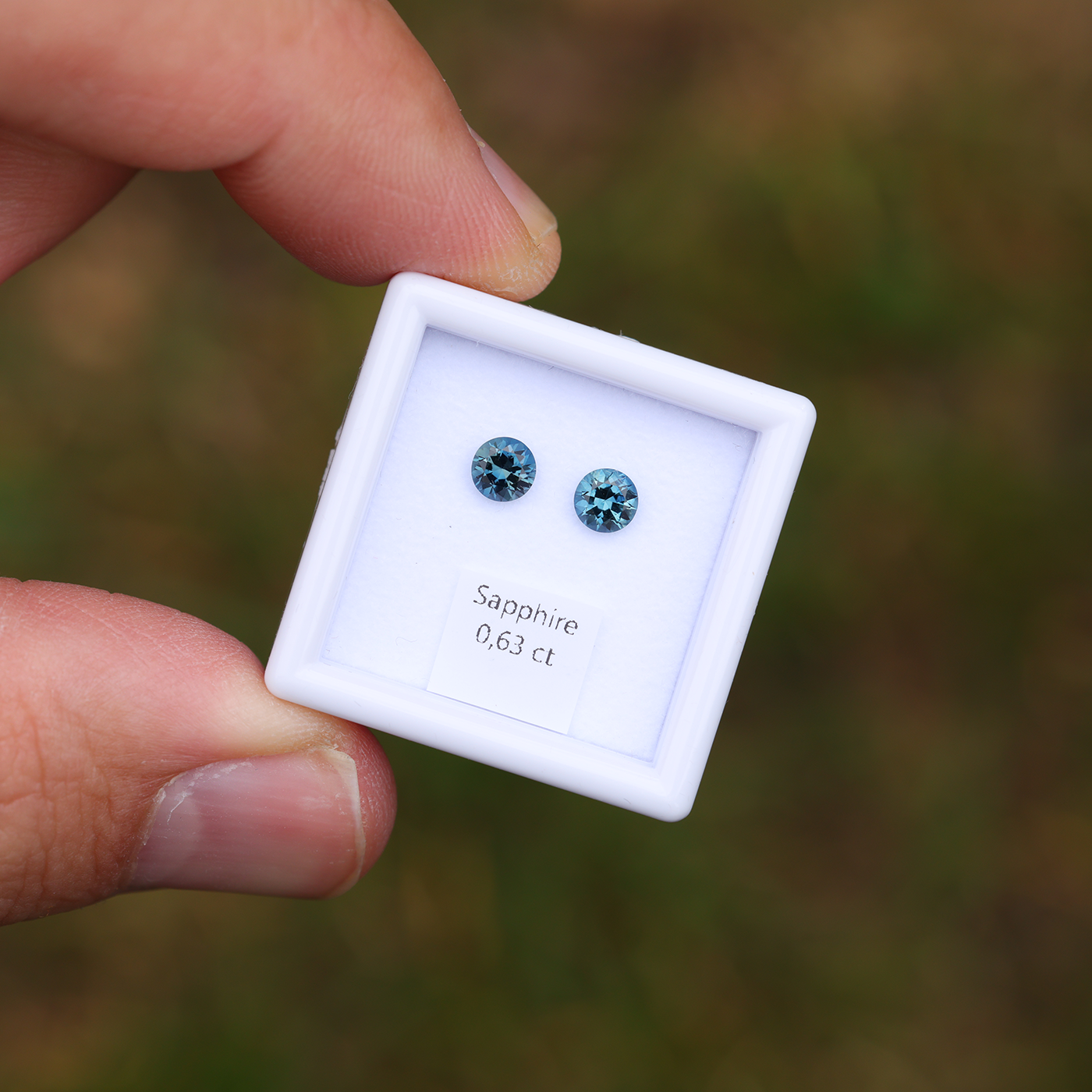 Sapphire Pair 0.63 ct