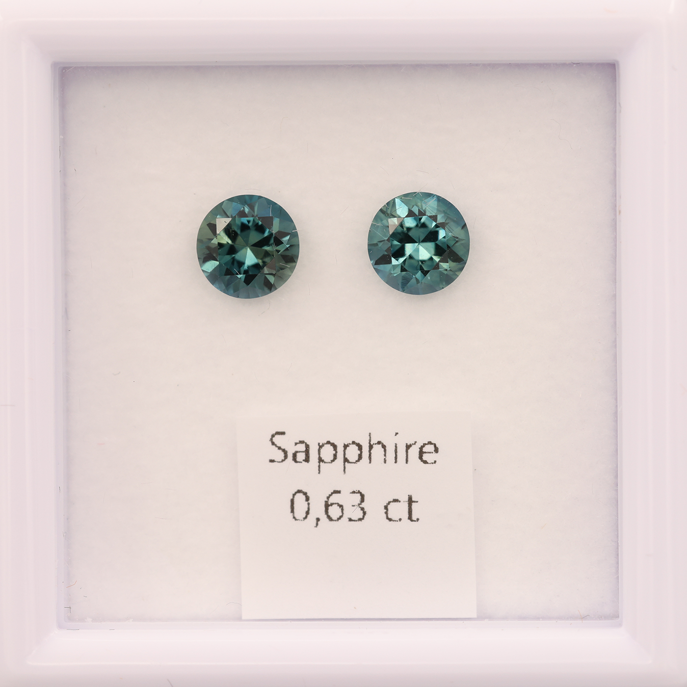 Sapphire Pair 0.63 ct
