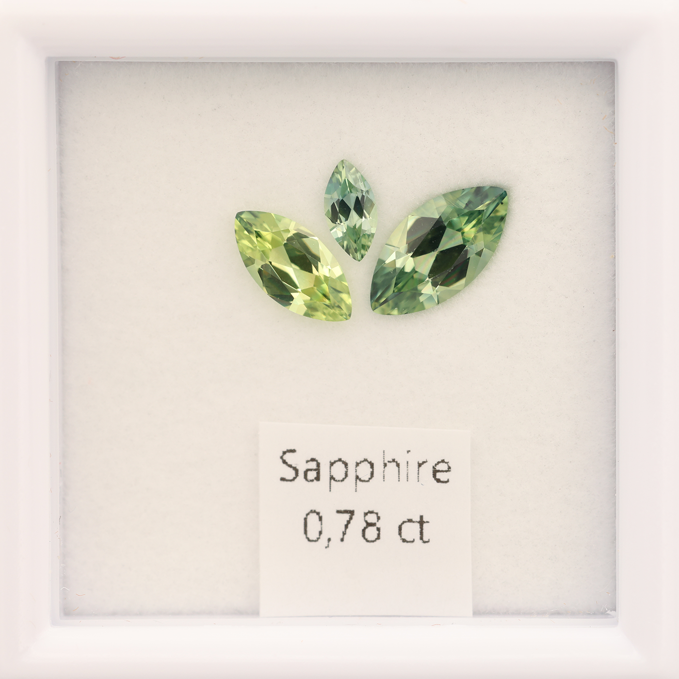 Sapphire Set 0.77 ct