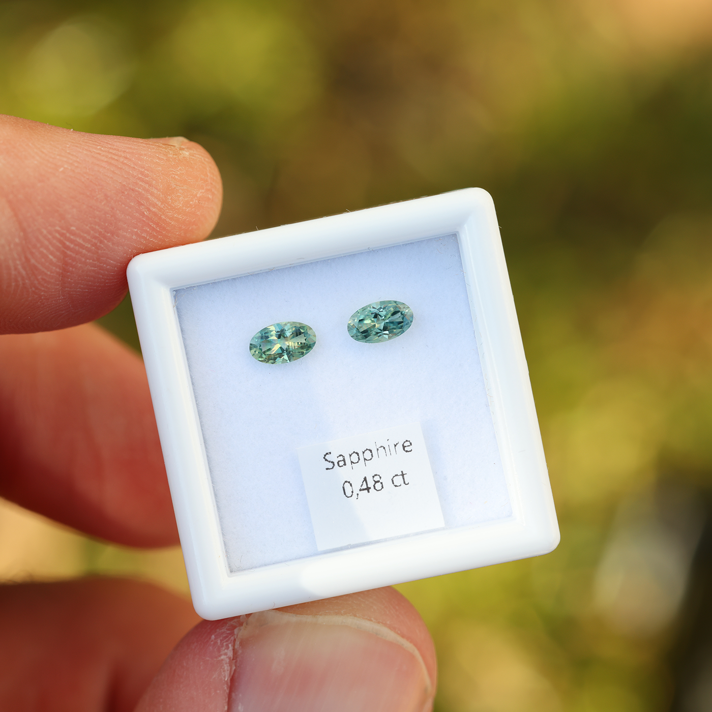 Sapphire Pair 0.48 ct