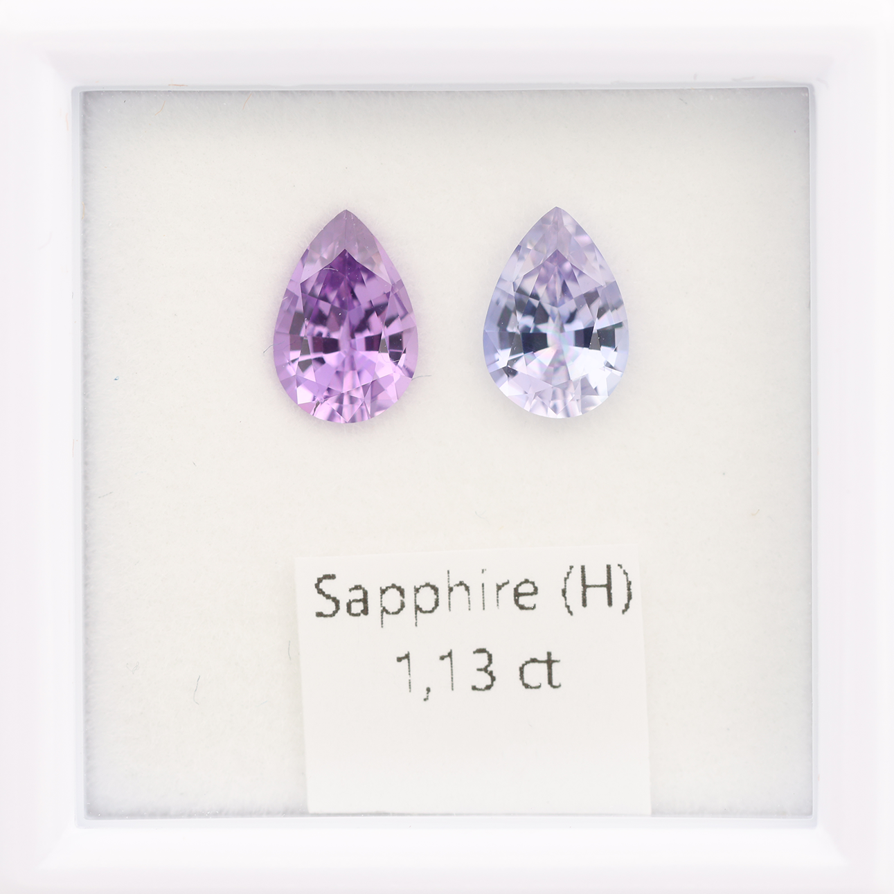 Sapphire Pair 1.13 ct