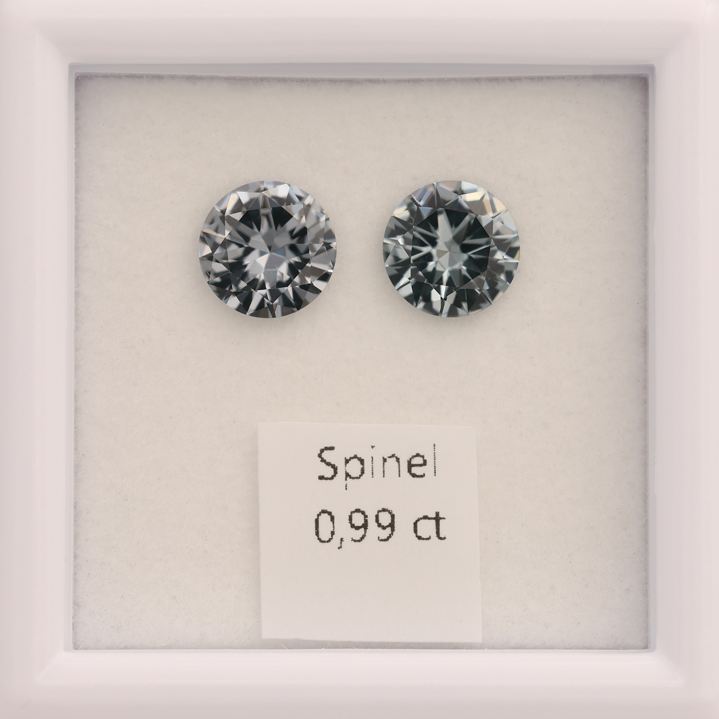 Spinel Pair 0.99 ct