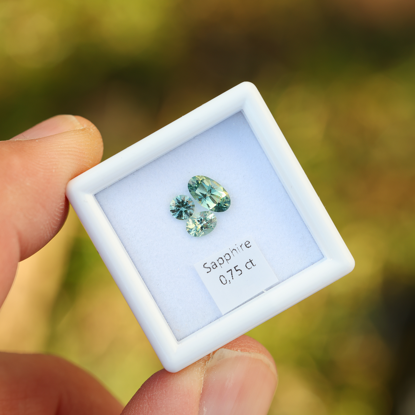 Sapphire Set 0.75 ct