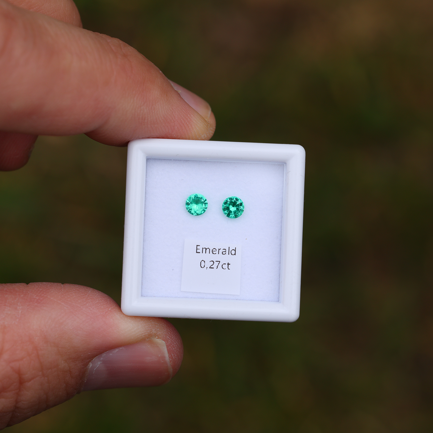 Emerald Pair 0.27 ct