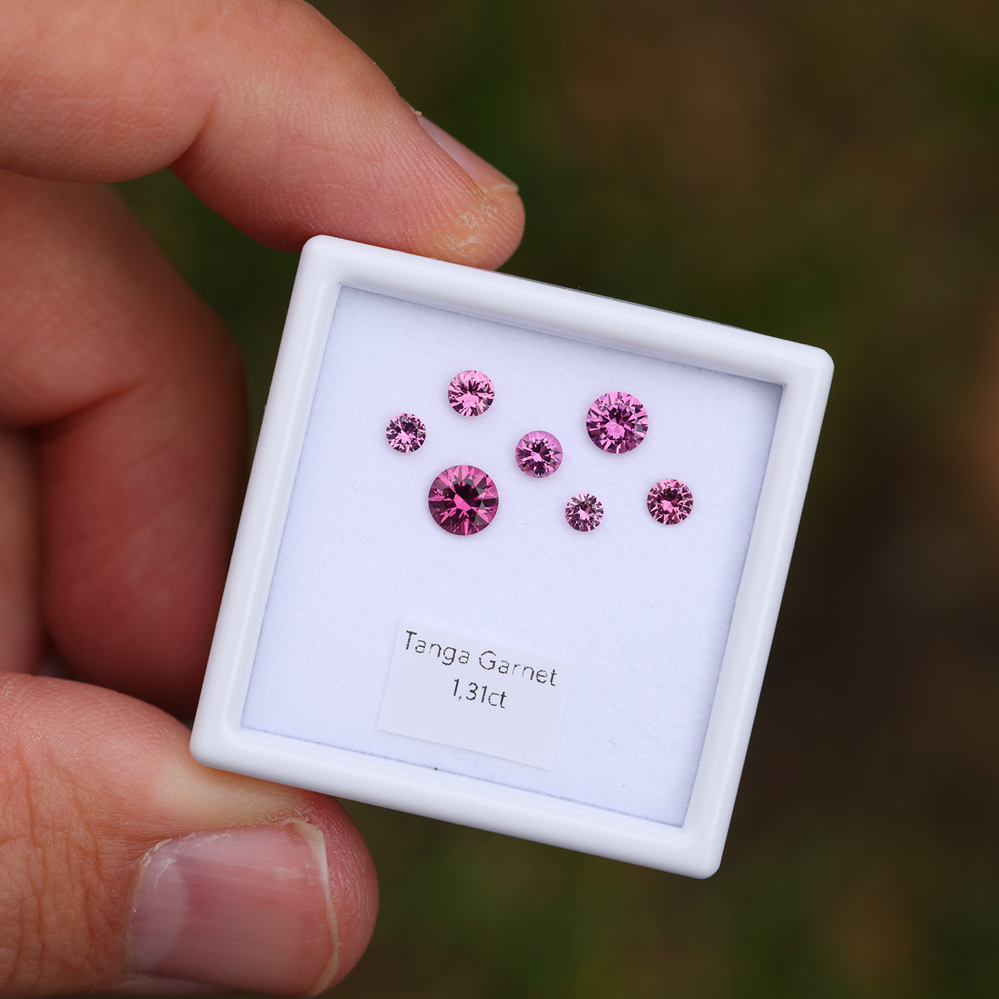 Tanga Garnet Set 1.31 ct