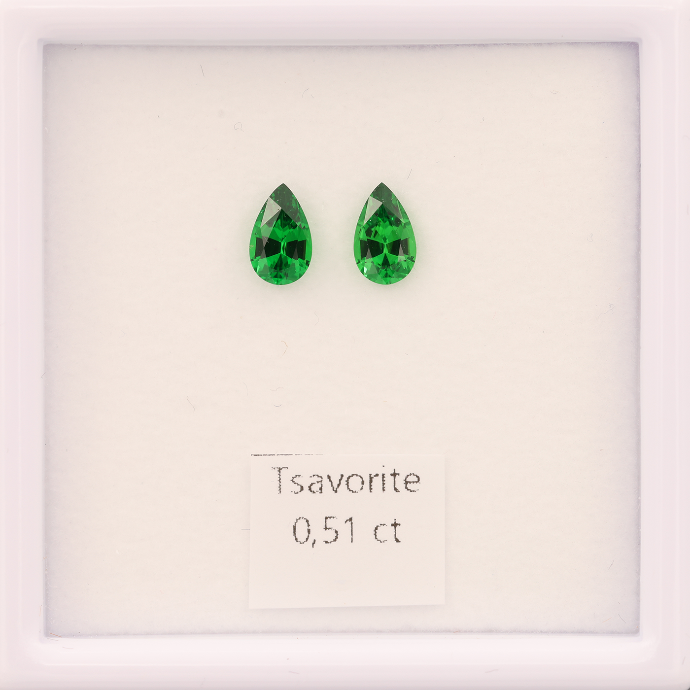 Tsavorite Pair 0.51 ct