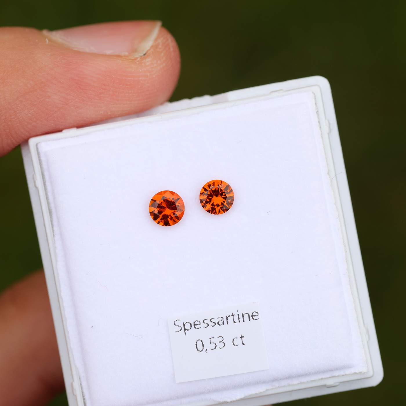 Spessartine Pair 0.53 ct