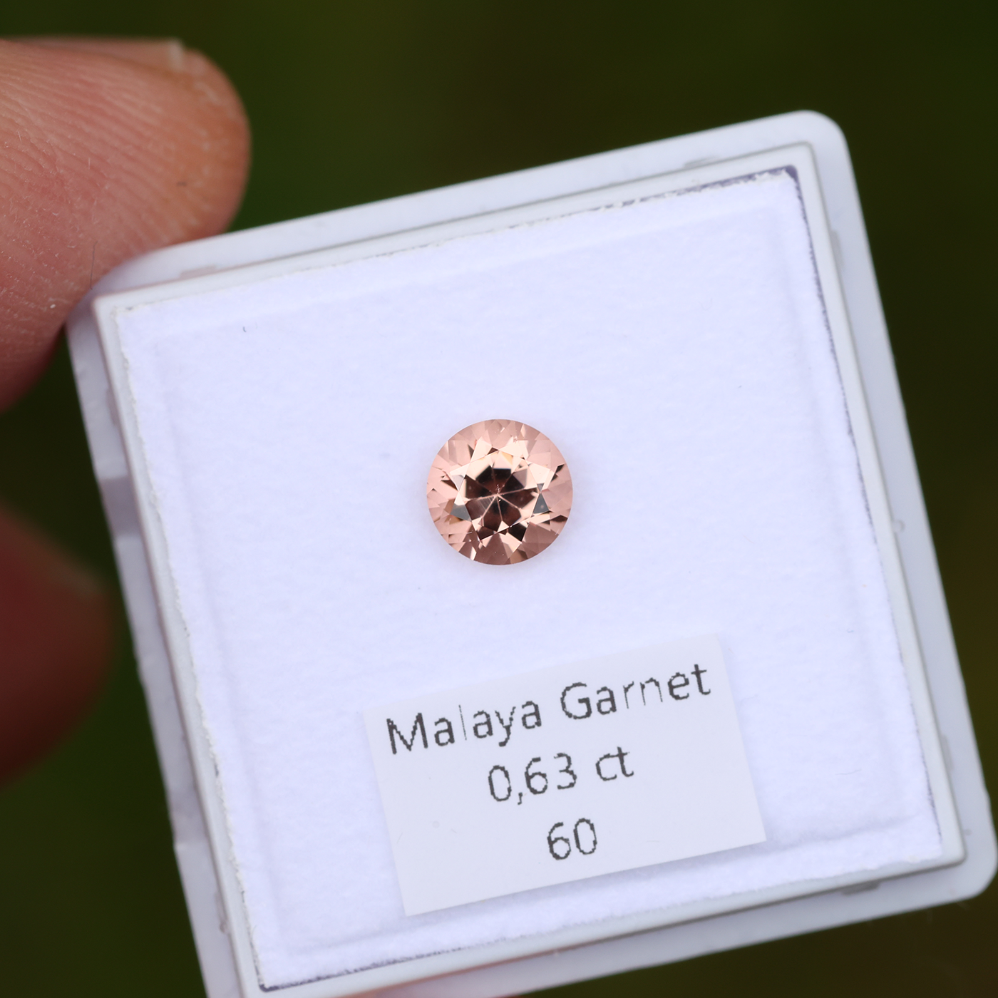 Malaya Garnet 0.63 ct
