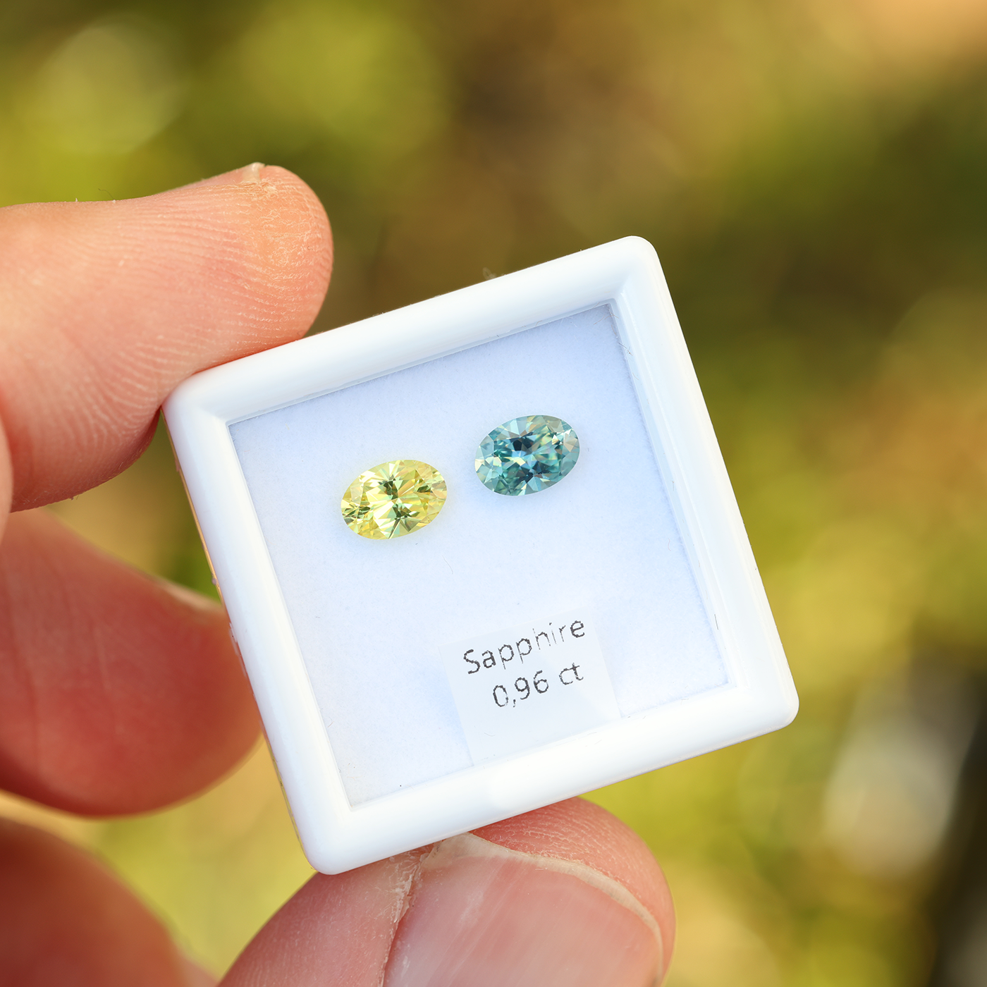 Saphir Paar 0.96 ct