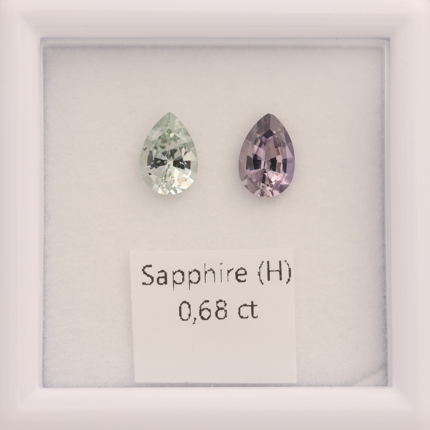 Sapphire Pair 0.68 ct