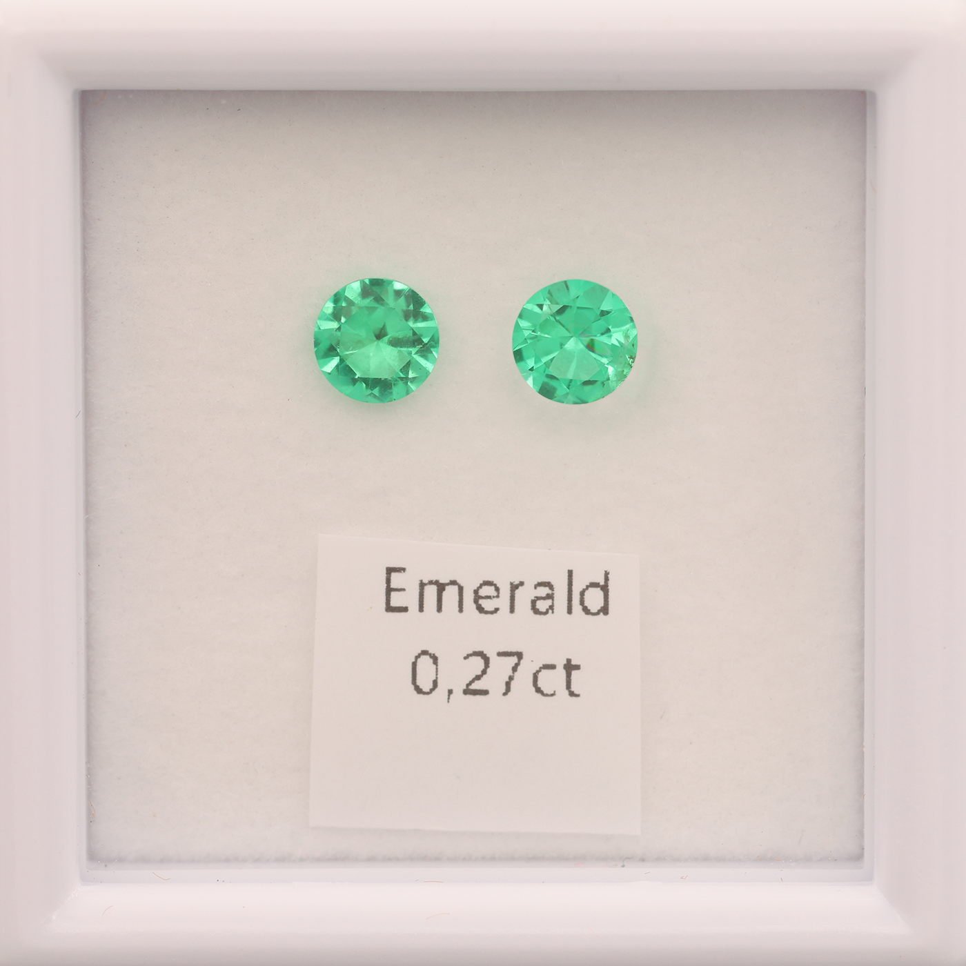 Emerald Pair 0.27 ct