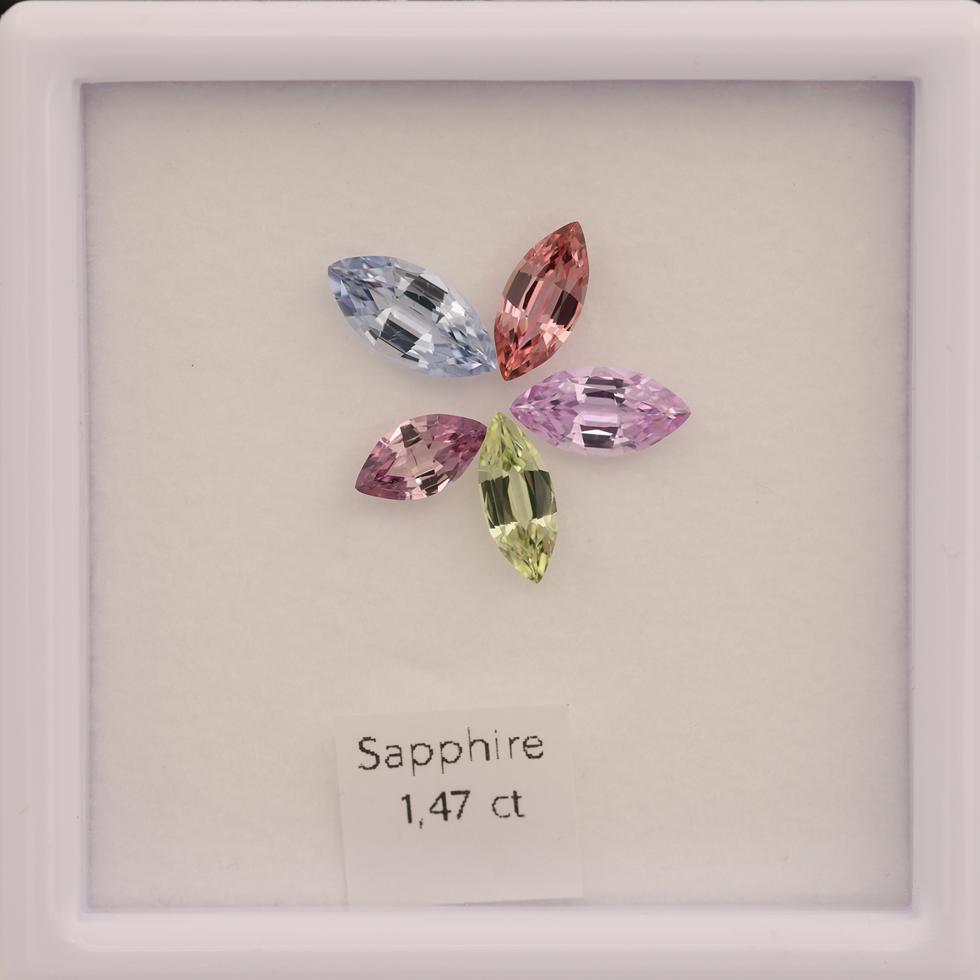 Sapphire Set 1.47 ct