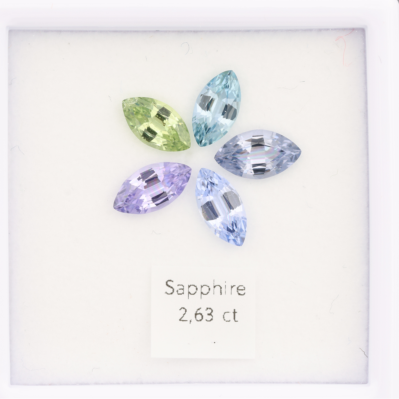 Sapphire Set 2.63 ct