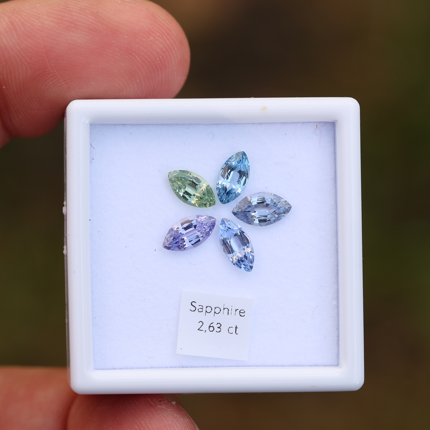 Sapphire Set 2.63 ct