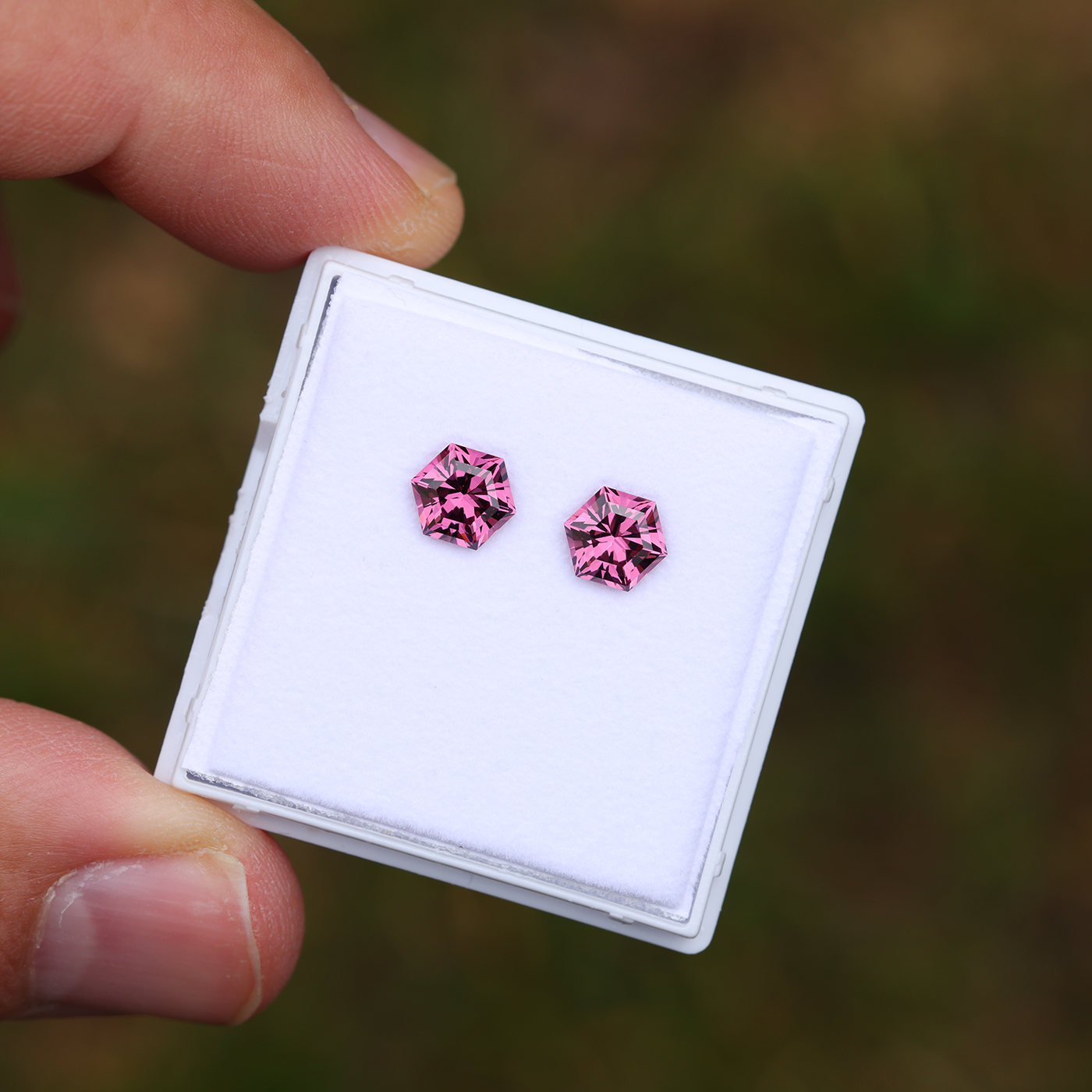 Tanga Garnet Pair 2.33 ct